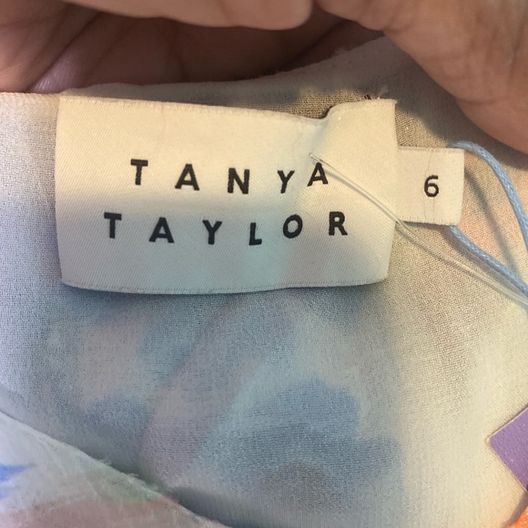 #301 Tanya Taylor Lorena Floral Ruffle Maxi Dress size 6 NWT - Picture 6 of 12